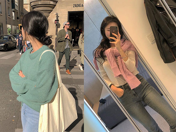 Thu Đông năm nay bạn cứ mua áo len màu mè đi, không mặc hết thì cũng dùng để quàng vai siêu xinh