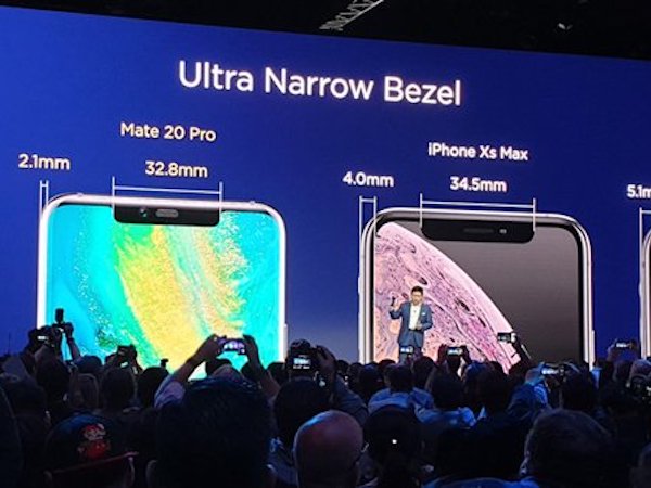 Viền màn hình iPhone Xs Max không mỏng như người ta vẫn tưởng