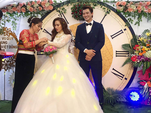 'Chồng hờ' của Phương Oanh 'Quỳnh búp bê' tổ chức đám cưới bí mật tại Hòa Bình
