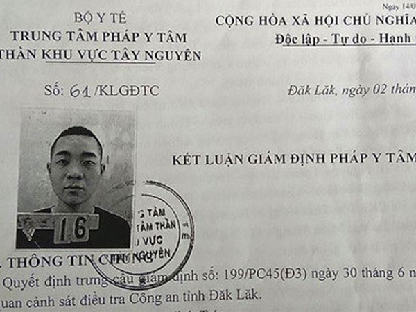 Bắt giam thanh niên có bệnh án tâm thần bắn chết người