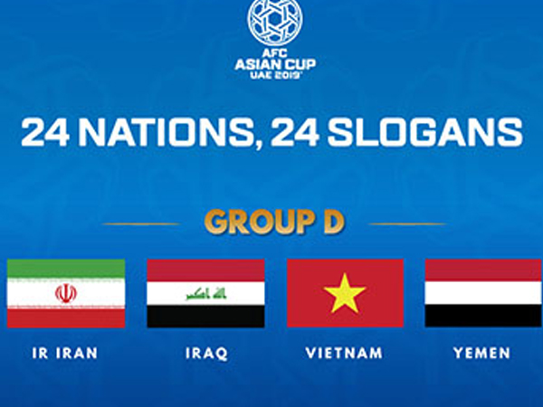 AFC phát động cuộc bình chọn slogan cho ĐT Việt Nam tại Asian Cup 2019