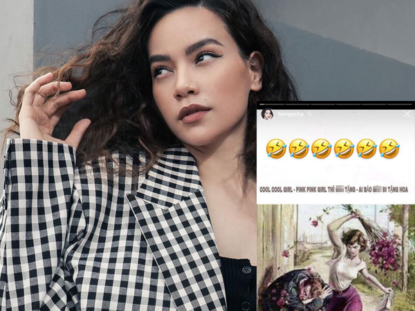 Hà Hồ gây tranh cãi khi vô tư đăng hình có câu nói dung tục, phản cảm lên trang cá nhân