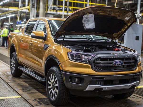 Ford Ranger 2019 đang được sản xuất, bán đầu năm 2019