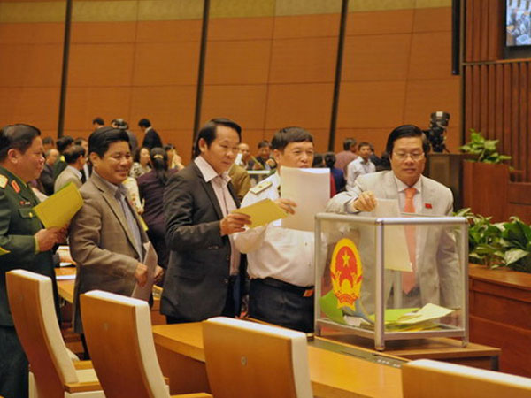Quy trình lấy phiếu tín nhiệm tại Quốc hội