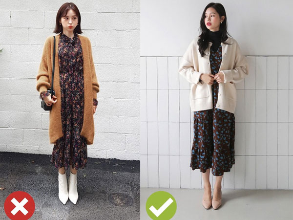Áo khoác cardigan rất xinh và trendy nhưng để diện không bị luộm thuộm, dìm dáng thì các nàng cần nhớ 3 tips sau