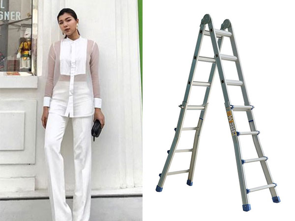 Đồng Ánh Quỳnh kéo chân dài ngang ngửa cái thang trong bức ảnh mới nhất đăng Instagram