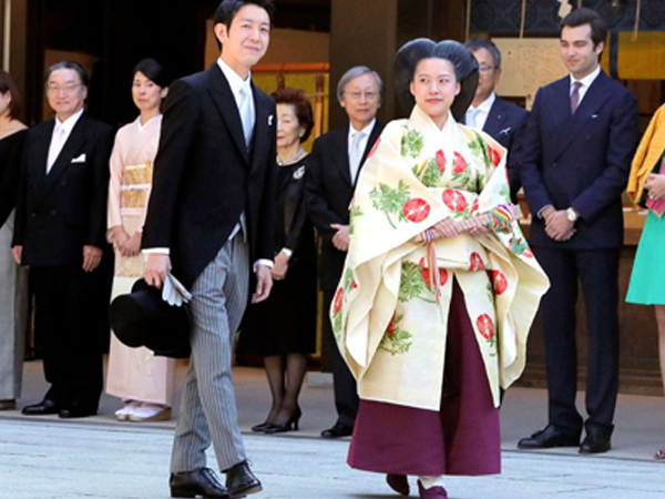 Công chúa Nhật Bản kết hôn tại đền Meiji