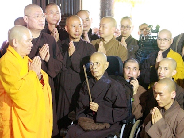 Thiền sư Thích Nhất Hạnh ở lại chùa Từ Hiếu đến khi viên tịch