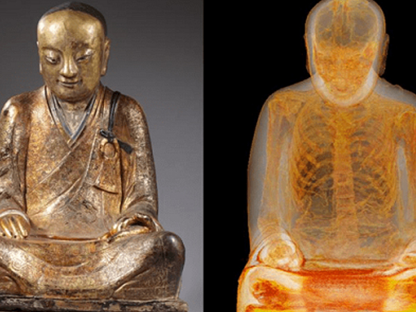 Dân Trung Quốc đòi tòa án Hà Lan trả tượng Phật chứa xác ướp