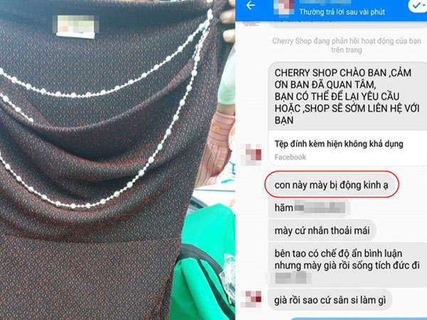 Bị chê đăng ảnh 1 đằng bán 1 nẻo, chủ shop trở mặt, mắng khách: 'Con này bị động kinh ạ?'