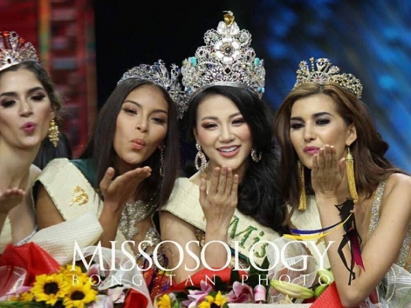 Sao Việt nô nức chúc mừng Phương Khánh đăng quang Hoa hậu Trái Đất 2018