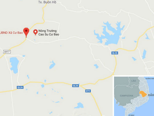 Chủ tịch xã chết trong tư thế treo cổ trên cây sầu riêng