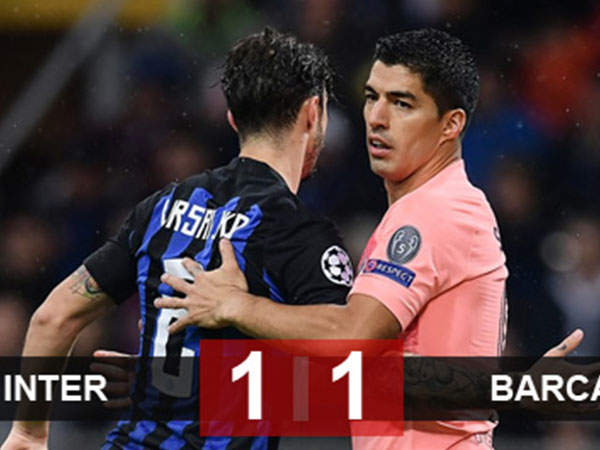 Inter 1-1 Barca: Barca giành vé đầu tiên vào vòng knock-out