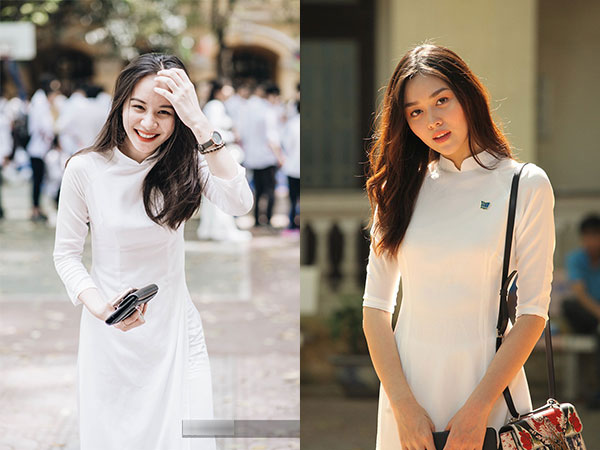 Loạt ảnh nữ sinh mặc áo dài chứng minh ảnh kỷ yếu chỉ cần đơn giản như thế này là đủ