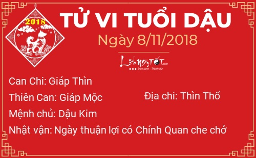 Tử vi Thứ 5 ngày 8/11/2018 của 12 con giáp: Dậu thăng quan, phát tài, Dần làm ăn cẩu thả