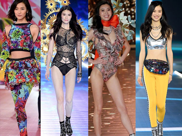 Nhan sắc và thần thái nổi bật của 4 chân dài Trung Quốc trên sàn catwalk Victoria's Secret 2018
