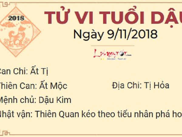 Tử vi thứ 6 ngày 9/11/2018 của 12 con giáp: Ngọ bị tiền đập choáng váng, Tị có tiểu nhân phá hoại