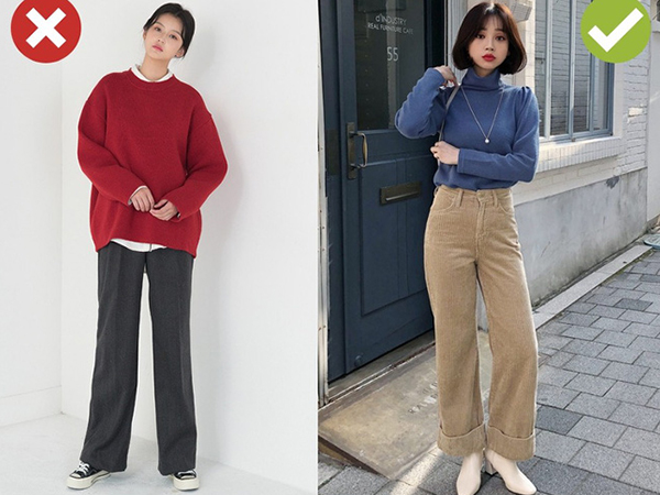 Giấu dáng 'đỉnh' nhất vẫn là quần ống suông nhưng mặc sao không bị luộm thuộm thì các nàng cần nhớ 3 tips sau