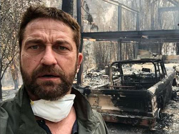 Đám cháy khủng khiếp thiêu rụi nhà cửa của Gerard Butler, Lady Gaga, Kim Kardashian, Miley Cyrus