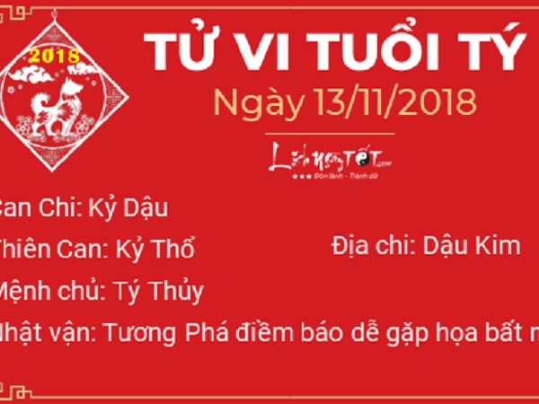 Tử vi thứ 3 ngày 13/11/2018 của 12 con giáp: Dậu được Thực Thần chiếu cố, Tỵ gặp tai họa bất ngờ