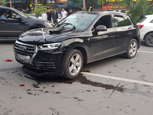 Vụ xe sang Audi lùi vun vút gây tai nạn liên hoàn trên phố Hà Nội: Tài xế khai gạt nhầm số nên cuống