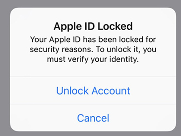 Một số người dùng iPhone bị khóa Apple ID không rõ lý do