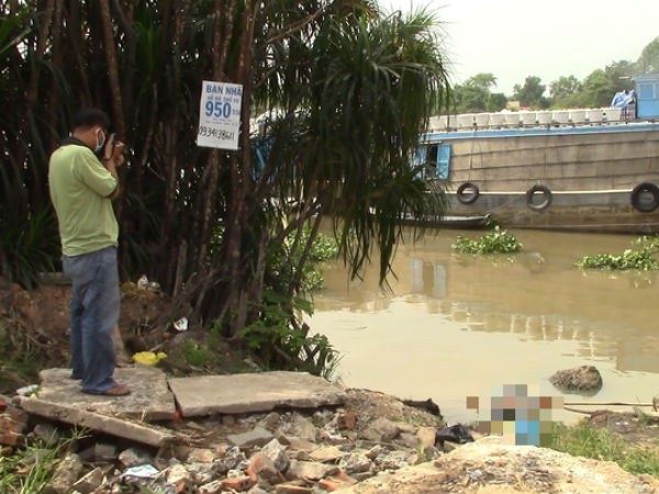 Phát hiện thi thể nam thanh niên có hình xăm hoa văn ở bụng trên sông Sài Gòn