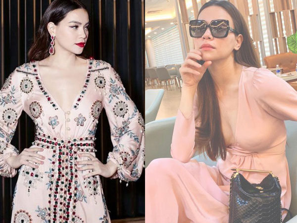 Hồ Ngọc Hà mặc váy cổ V sâu lộ dấu vết miếng dán ngực, nhưng đây mới là điểm khiến fan thắc mắc nhất