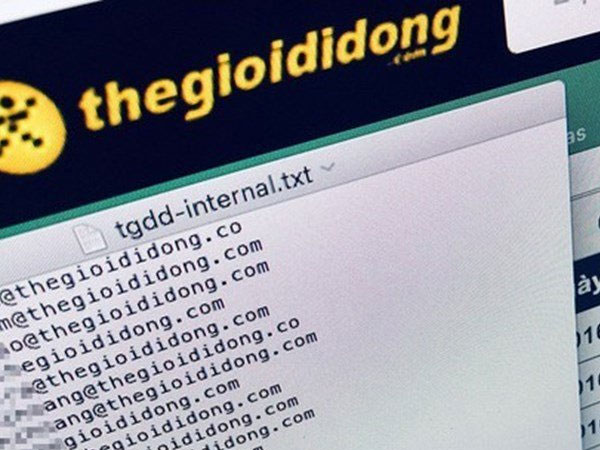 Những thông tin Thế Giới Di Động, Con Cưng, FPT Shop bị lộ có chứa virus?