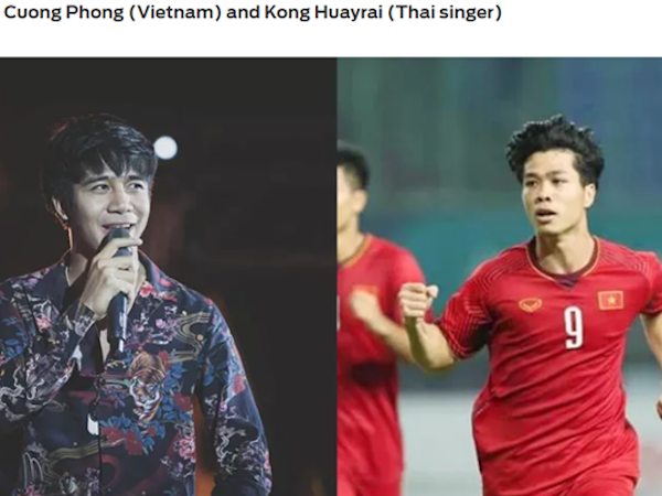 Công Phượng bị báo châu Á 'đổi tên' thành Nguyễn Cuồng Phong