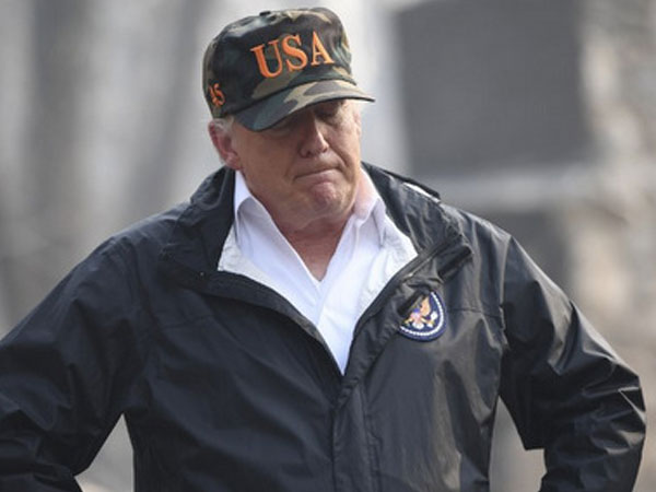 Trump đau buồn trước tình cảnh cháy rừng ở California