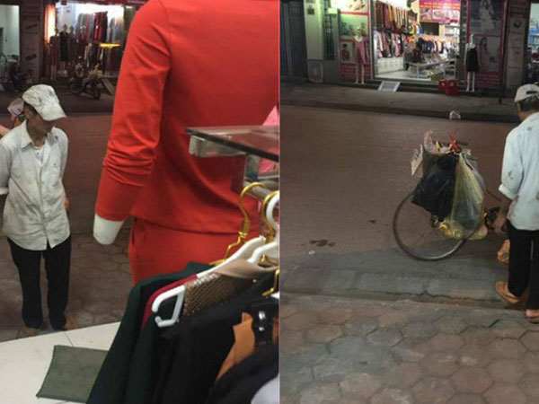 Lời hứa của người đàn ông nghèo trước shop thời trang và câu chuyện khiến ai cũng rưng