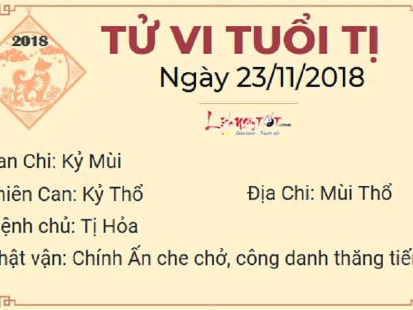 Tử vi thứ 6 ngày 23/11/2018 của 12 con giáp: Tuất tiền mất tình tan, Dậu được quý nhân phù trợ