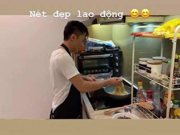 Gần hai năm yêu nhau, Cường Đô la không ngại vào bếp nấu ăn cho Đàm Thu Trang
