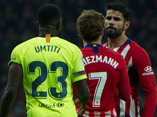 Costa chửi Griezmann vì bênh cầu thủ... Barca
