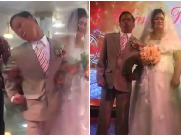 Đám cưới đầy xúc động của chú rể khuyết tật với cô dâu kém 20 tuổi ở Hải Phòng