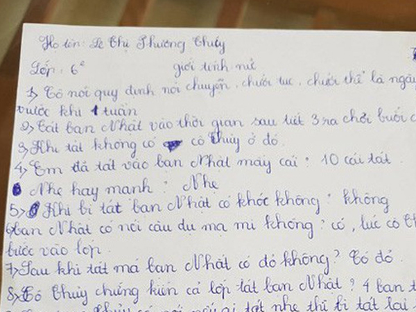 23 học sinh phải trả lời 19 câu hỏi để tìm hiểu 'sự thật của 231 cái tát': Tôi đã khóc khi đọc 2 câu
