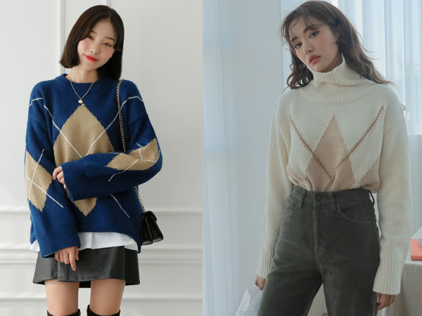 Diện mãi áo len trơn cũng chán, đổi sang áo len họa tiết mặc vừa đẹp lại chẳng lo lỗi mốt