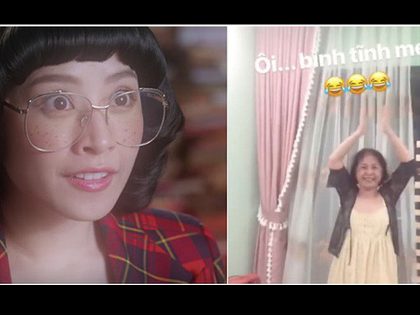 Đến Chi Pu cũng 'bó tay', không thể kiềm chế được mẹ mình khi ăn mừng đội tuyển Việt Nam chiến thắng