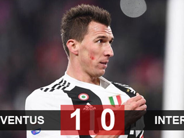 Juventus 1-0 Inter: Mandzukic sắm vai người hùng, Juve thắng derby Italia