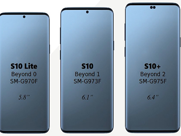 Bộ ba smartphone dòng Galaxy S10 lộ diện