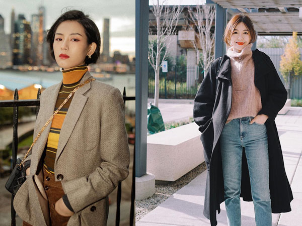 Áo len cổ lọ + áo khoác dạ: Combo 'xưa như trái đất' đang được các quý cô sành mốt ưu ái hết mực