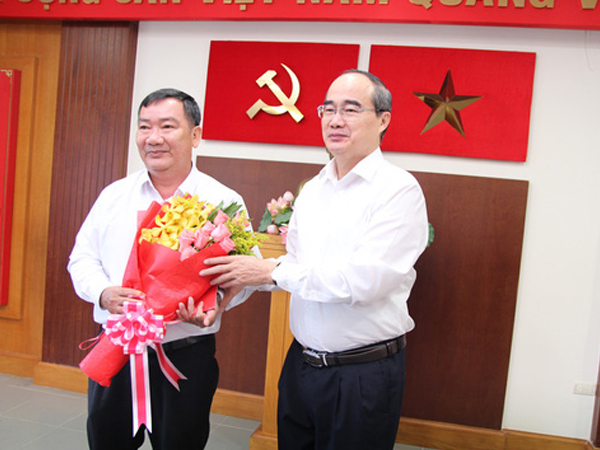 Ông Trần Văn Thuận được điều động làm Bí thư Quận ủy Quận 2