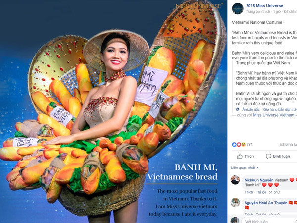 Váy bánh mì của H'Hen Niê được chọn vào 4 trang phục dân tộc hấp dẫn