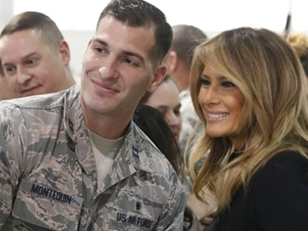 Melania Trump lần đầu ngồi vận tải cơ thần tốc 'Chim ưng biển'