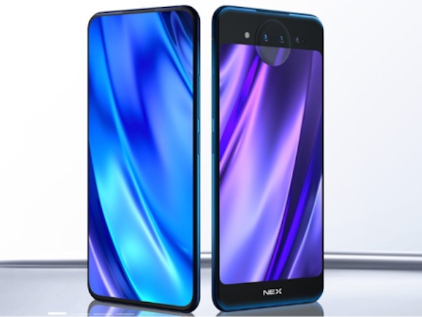 Smartphone có hai màn hình cảm ứng, đèn LED vòng cung