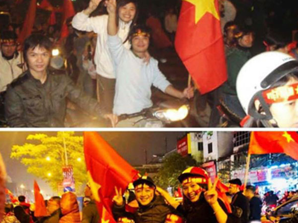 Bức ảnh chuyện tình qua hai mùa vô địch AFF Cup