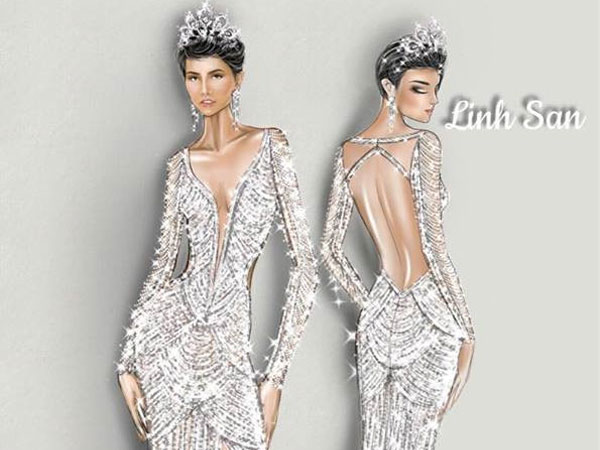 H'Hen Niê và chiếc váy dạ hội đính 3.000 viên đá ở chung kết HHHV