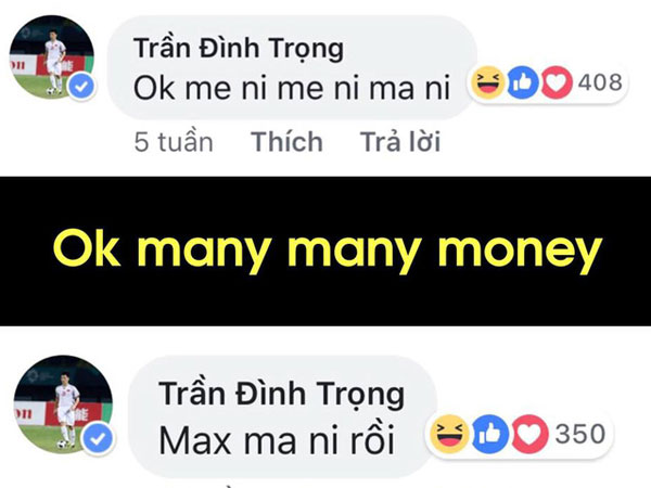 Loạt ảnh 'bóc phốt' khả năng phiên âm tiếng Anh sang tiếng Việt bá đạo của Đình Trọng