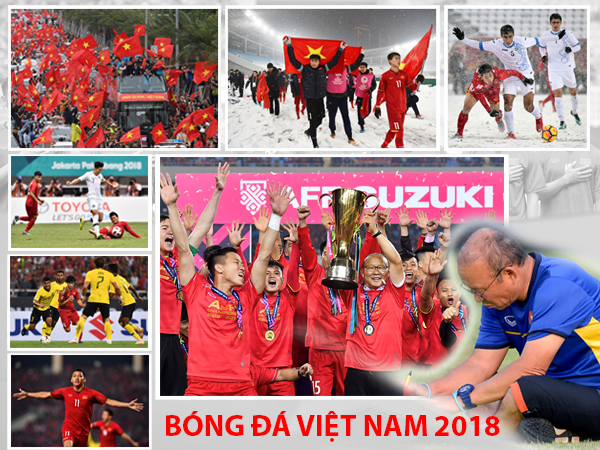 Nhìn lại một năm đỉnh cao của bóng đá Việt Nam